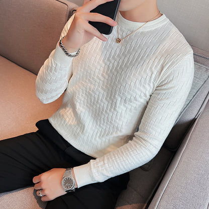 Das Jacquard Langarmshirt