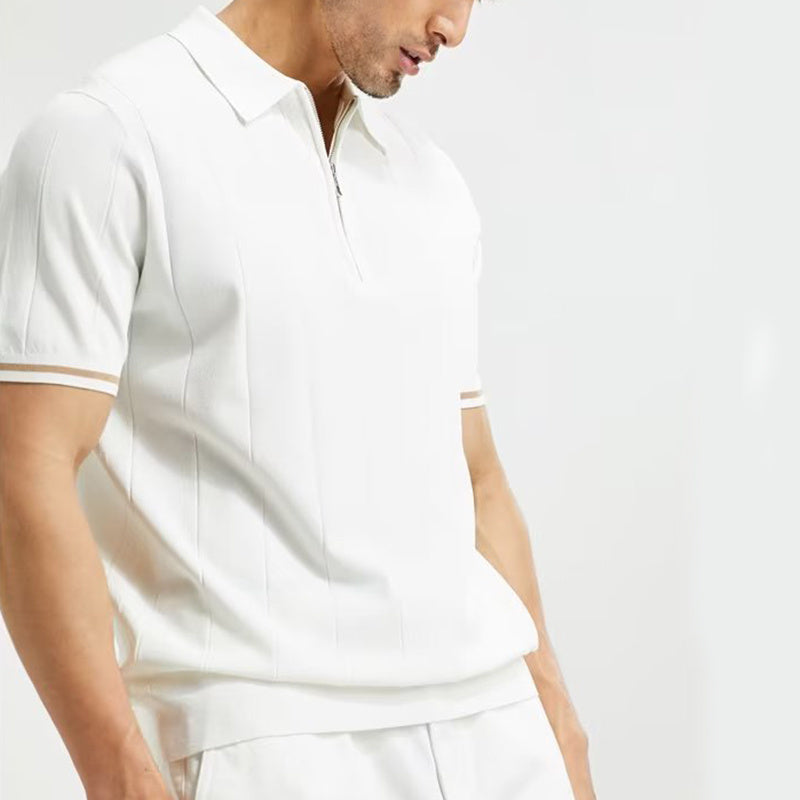 Das Poloshirt mit Reversreißverschluss
