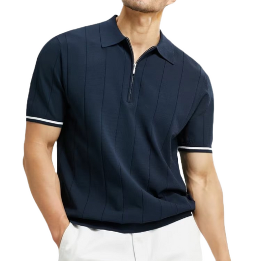 Das Poloshirt mit Reversreißverschluss