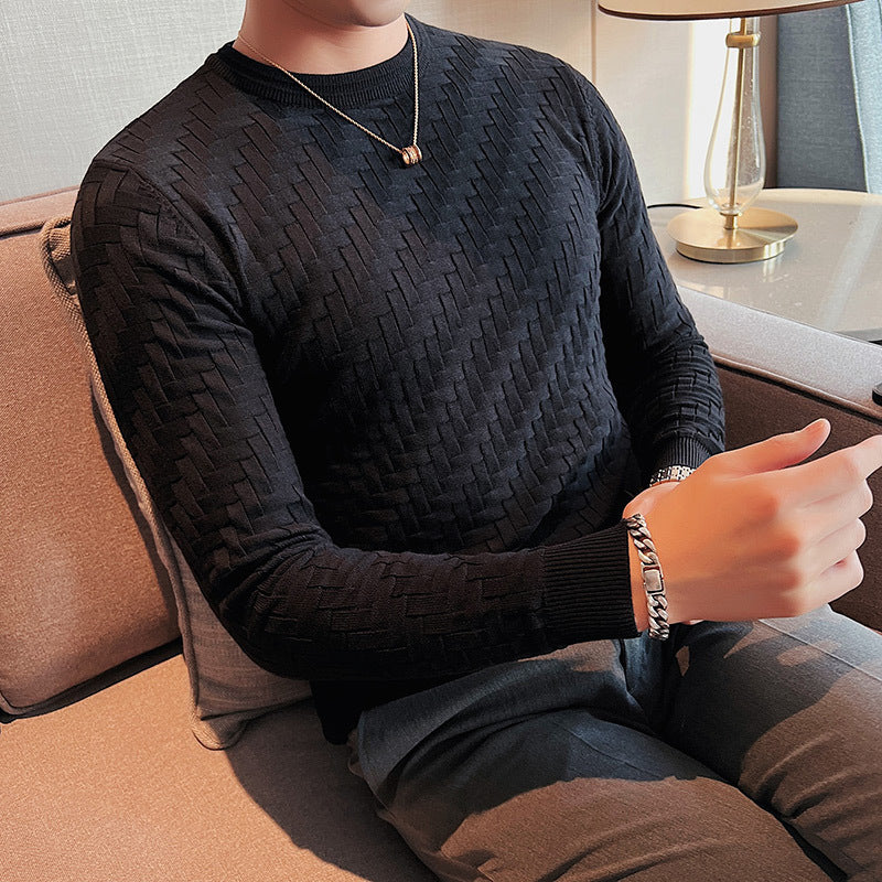 Das Jacquard Langarmshirt